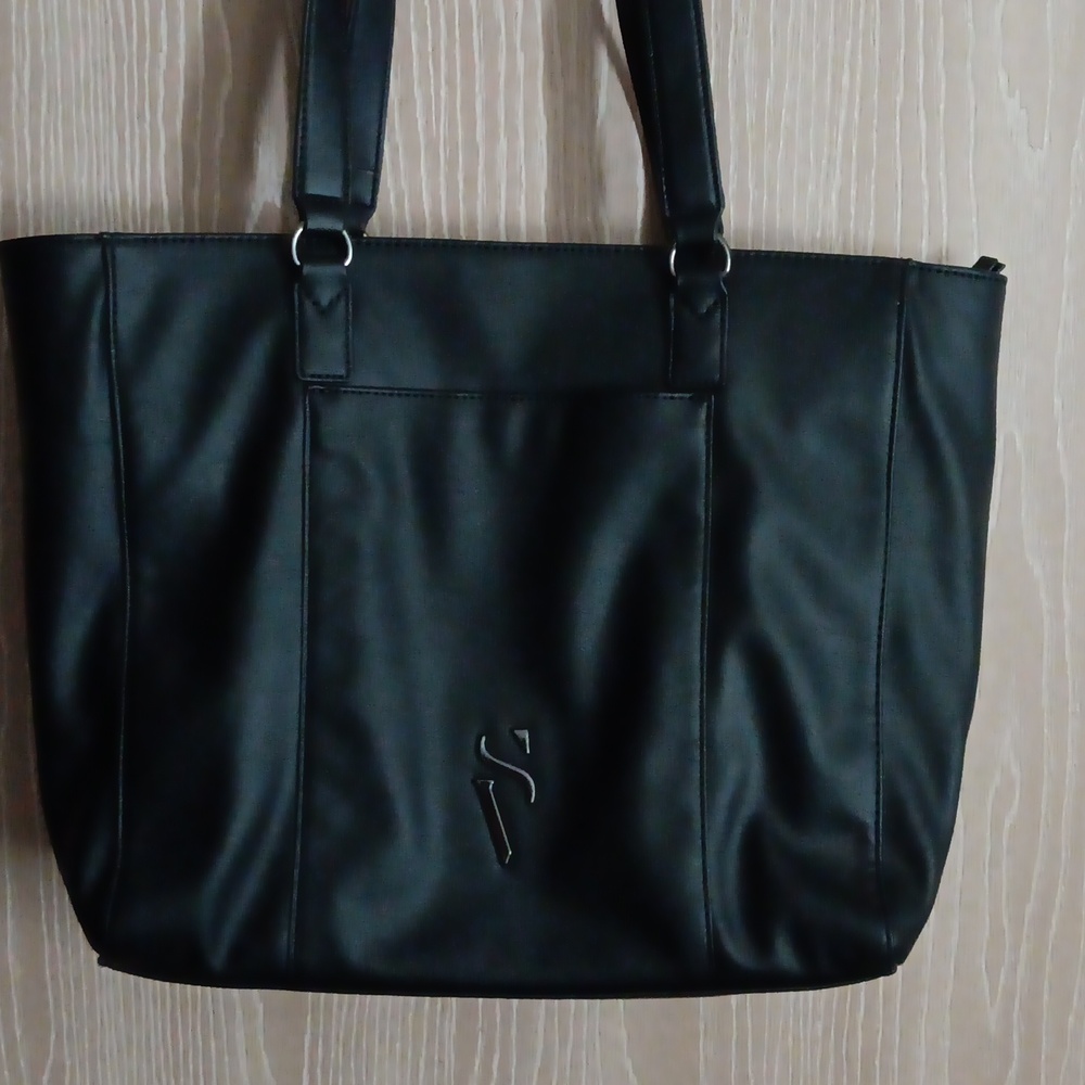 Vera Wang Black Tote Bag